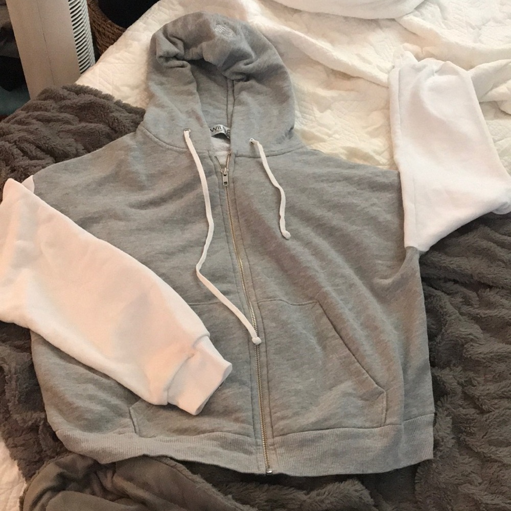 Wildfox zip up sweatshirt